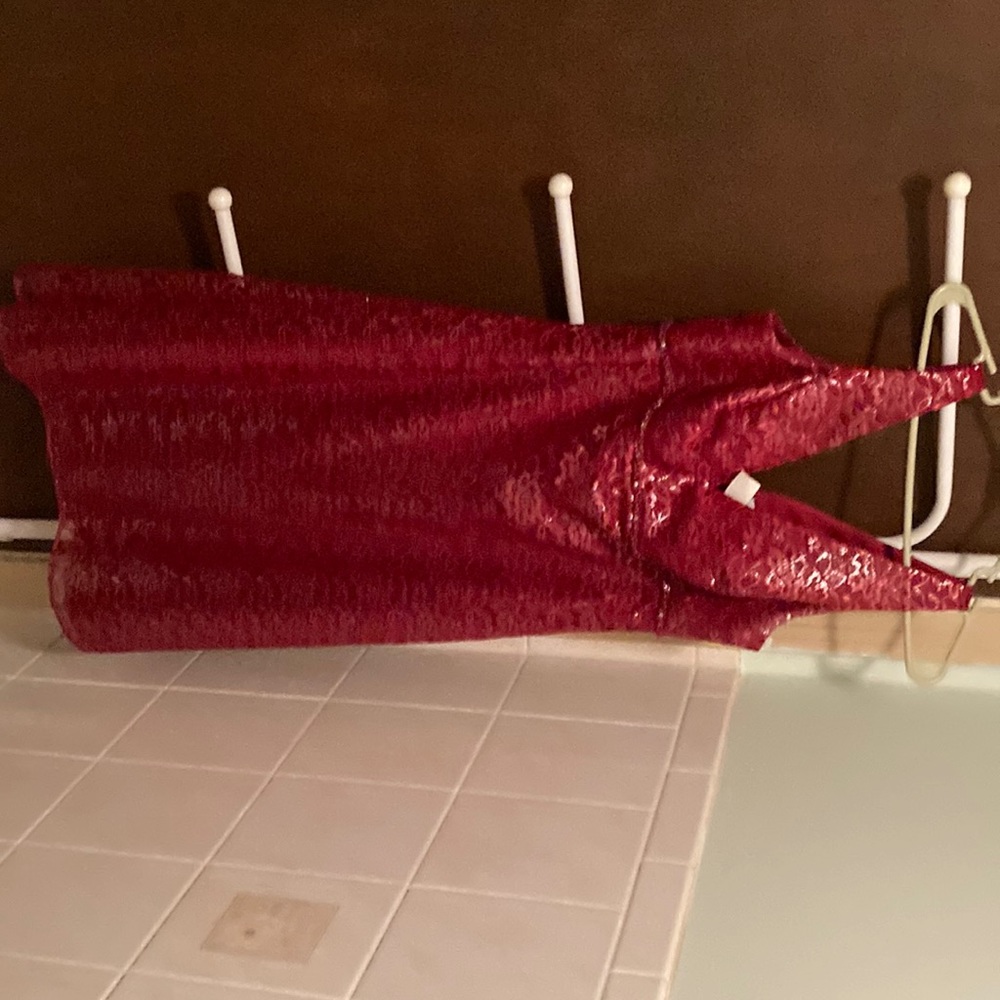 Red bridesmaid dress, evening dress. Party dress
